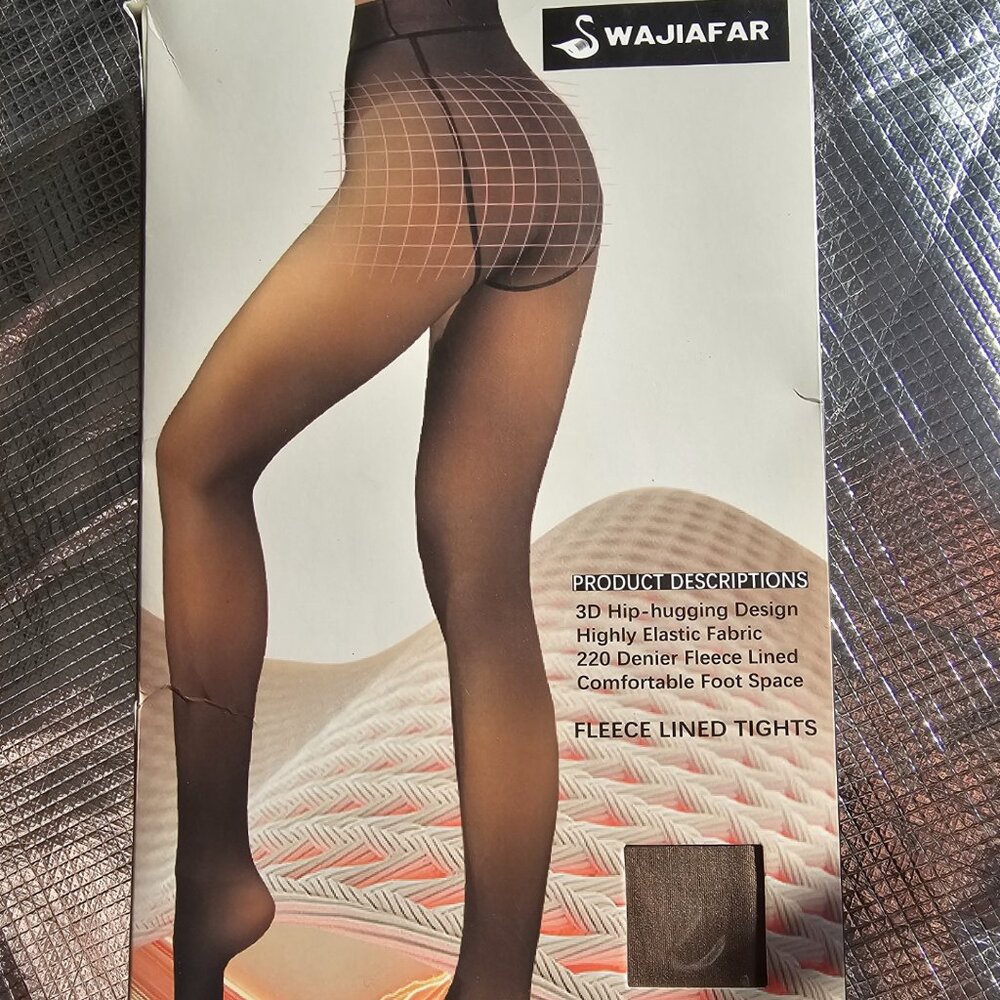 New  XL swajiafar Fleece Lined Tights Women, Warm Pantyhose